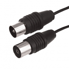 ВЧ кабель, ТВ гнездо - ТВ штекер, длина 10 метров, чeрный | 17-5016 | REXANT