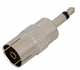 Переход штекер 3.5 мм mono-гнездо TV | 05-2304 | REXANT
