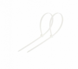 Хомут-стяжка кабельная нейлоновая 80 x2,5 мм, белая, упаковка 100 шт. | 07-0080 | REXANT