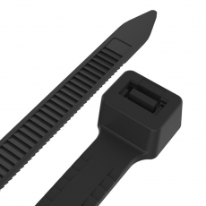 Хомут-стяжкa нейлоновая с тройным замком 200x4,8 мм, черная, упаковка 100 шт. | 67-0201-5 | REXANT