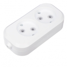 Колодка 2 гнезда без заземления | 11-8701 | REXANT