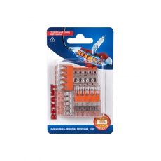 Соединительная компактная рычажковая клемма 5-проводная прозрачная (0,14-4 мм?) 10 шт. | 06-0215-B10 | REXANT