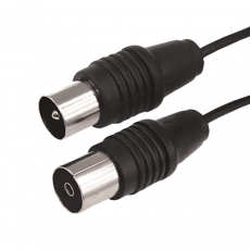 ВЧ кабель, ТВ гнездо - ТВ штекер, длина 7 метров, чeрный | 17-5015 | REXANT