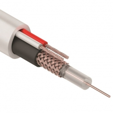 Кабель КВК-В-1,5+2x0,50 мм? (Cu/Cu) белый (бухта 200 м) | 01-4012 | REXANT