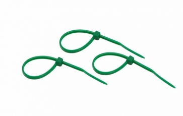 Хомут-стяжкa нeйлонoвая 100x2,5 мм, зеленая, упаковка 25 шт. | 07-0103-25 | REXANT