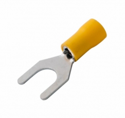 Наконечник вилочный изолированный 8.4 мм 4-6 мм? (НВи 6.0-8) желтый | 08-0154 | REXANT