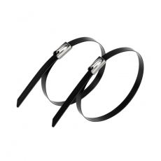 Хомут-стяжка стальная с полимерным покрытием 400x4,6 мм, упаковка 50 шт. | 07-0428-5 | REXANT