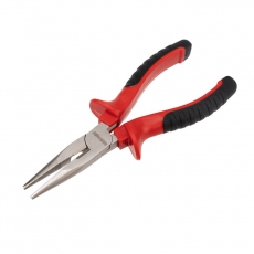 Тонкогубцы 160 мм никелированные, двухкомпонентные рукоятки | 12-4617 | REXANT