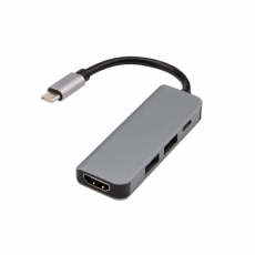 Разветвитель USB Type-C на 4 порта: 1xHDMI/2xUSB 3.0 PD/1xType-C PD REXANT |18-4151 | REXANT