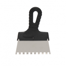 Шпатель фасадный 150 мм зуб 8х8 нержавеющая сталь, пластмассовая ручка | 89-0226 | REXANT