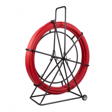 Протяжка кабельная (УЗК в тележке), стеклопруток d=11,0 мм, 100 м красная | 47-1110 | REXANT