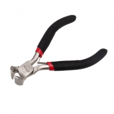 Кусачки торцевые Мини 100 мм никелированные, авторазжим, обливные рукоятки | 12-4605 | REXANT