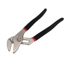 Клещи переставные 200 мм никелированные, обливные рукоятки | 12-4634 | REXANT