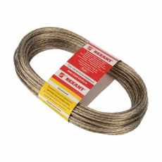 Трос стальной в ПВХ изоляции d=3.0 мм моток 20 м | 09-5130 | REXANT
