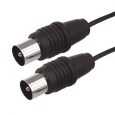 ВЧ кабель ТВ штекер - ТВ штекер, длина 7 метров, черный | 17-5025 | REXANT