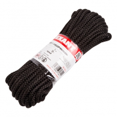 Шнур с сердечником 7 мм 20 м черный | 77-1721-1 | REXANT