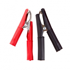 Зажим «крокодил» 30 А 75 мм в изоляторе | 16-0016 | REXANT