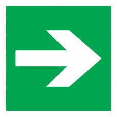 Наклейка эвакуационный знак 
