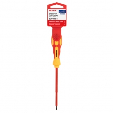 Отвертка шлицевая «Электрика» SL 4х100 мм | 12-4712 | REXANT