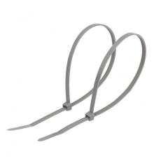 Хомут-стяжка кабельная нейлоновая 250 x3,6 мм, серая, упаковка 100 шт. | 07-0250-3 | REXANT