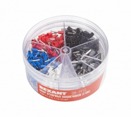 Набор втулочных наконечников НШВИ (0.5 мм?; 0.75 мм?; 1 мм?; 1.5 мм?; 2.5 мм?) в боксе (E-400) | 08-1910 | REXANT