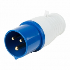 Вилка 013 переносная 2Р+РЕ 16А 220В IP44 | 11-8900 | REXANT