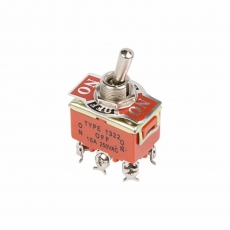 Тумблер 250V 15А (6c) ON-OFF-ON двухполюсный | 36-4132 | REXANT