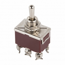 Тумблер 250V 15А (6c) (ON)-OFF-(ON) двухполюсный | 36-4172 | REXANT