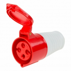 Розетка 224 переносная 3Р+РЕ 32А 380В IP44 | 11-8922 | REXANT