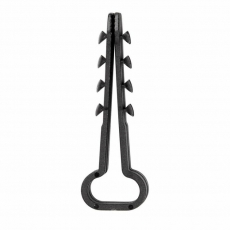 Дюбель-хомут нейлоновый прямоугольный 6-12 мм, черный, упаковка 100 шт. | 07-4614 | REXANT