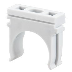 Крепеж-клипса для трубы D 40 мм, серая (30 шт./уп.) | 28-0140-2 | REXANT