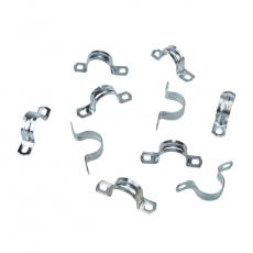 Скоба СМД 21-22 двухлапковая для металлорукава, D 18 мм, 10 шт./уп. | 28-1027-2 | REXANT