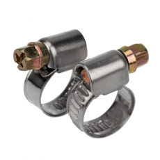 Хомут-стяжка кабельная стальная червячная 8-12 мм, упаковка 50 шт. | 07-0608 | REXANT