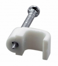 Крепеж кабеля плоский 6 х 4 мм, белый (упак. 50 шт) | 07-4206 | REXANT