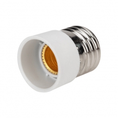 Переходник цокольный E27-E14 белый | 11-8813 | REXANT