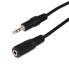 Шнур Стерео 3,5 мм гнездо - Стерео 3,5 мм штекер, длина 7 метров | 17-4007 | REXANT