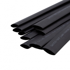 Термоусаживаемая трубка двухстенная клеевая 12,7/6,35 мм черная (уп. 10 шт. по 1 м) | 26-2105 | REXANT