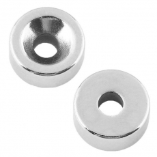 Неодимовый магнитный диск 10х3 мм с зенковкой 7х3,5 мм (упаковка 6 шт.) | 72-3601 | REXANT