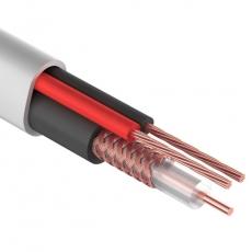 Кабель КВК-В-2+2x0,75 мм? (Cu/Cu) белый (бухта 200 м) | 01-4101-1 | REXANT