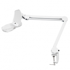 Лупа на струбцине , квадратная 3D+20D, с подсветкой 6 LED, серия EXPERT, белая | 31-0565 | REXANT