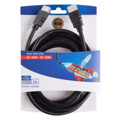 Шнур HDMI - HDMI gold 3М с ферритами | 06-3102 | REXANT