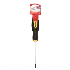 Отвертка крестовая PH 1х100 мм, двухкомпонентная рукоятка | 12-4727 | REXANT