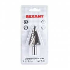 Сверло по жести ступенчатое «ТИТАН» 9,0-36,0 мм | 12-6614 | REXANT
