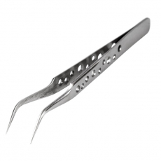 Пинцет изогнутый, узкий 120 мм Airy (блистер) | 12-0385 | REXANT