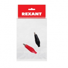 Зажим «крокодил» 5 А 40 мм в изоляторе | 16-0001 | REXANT