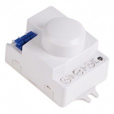 Датчик движения настенно-потолочный микроволновый ДДНПМ 01, 180°/360?, 1200 Вт, 10-2000 Лк, 3-10 м, 10-900 сек. 5,8 ГГц | 11-9218 | REXANT