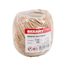 Шпагат джутовый 1100 «Текс» 100 м | 77-0006-1 | REXANT