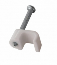 Крепеж кабеля плоский 4 х 2 мм, белый (упак. 50 шт) | 07-4204 | REXANT