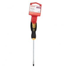 Отвертка шлицевая SL 4х100 мм, двухкомпонентная рукоятка | 12-6424 | REXANT