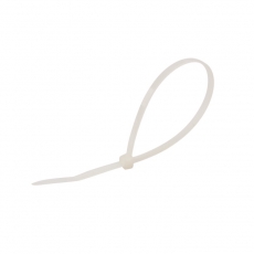 Стяжкa нейлоновая 200x3,6 мм белая (упак. 500 шт.) | 07-0200-05 | REXANT